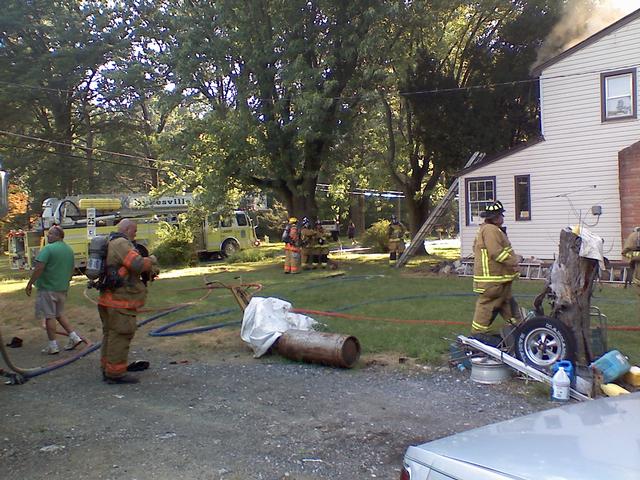 House Fire Pine Knob Road 06/21/2008