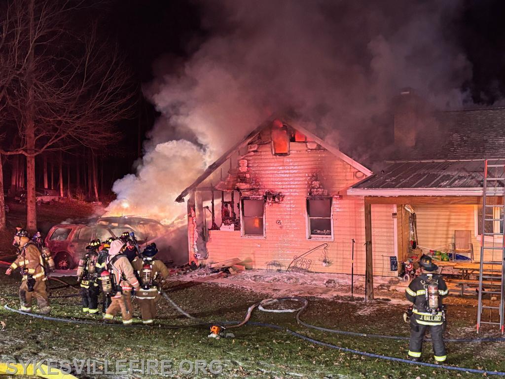 Sykesville Assists On Woodbine Road House Fire - Sykesville Freedom ...